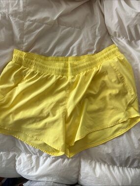 all in motion Bright Yellow Athletic Shorts